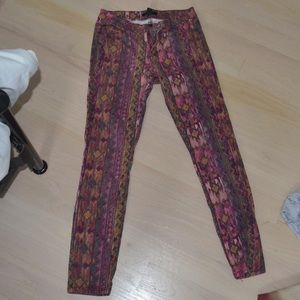 Forever21 Patterned Jeans